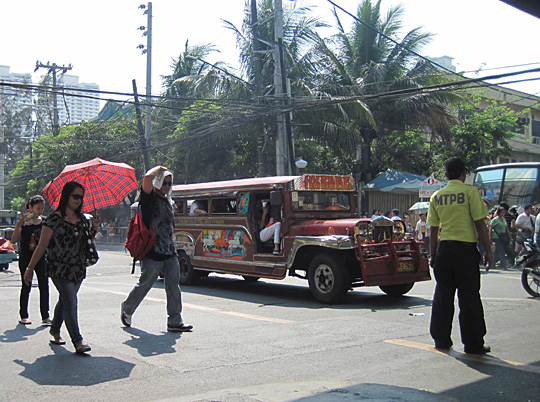 Jeepney on the streets of Manila