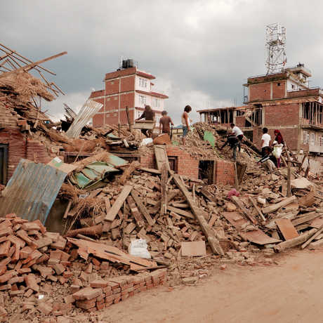 Aftermath of 2015 Nepal Earthquake