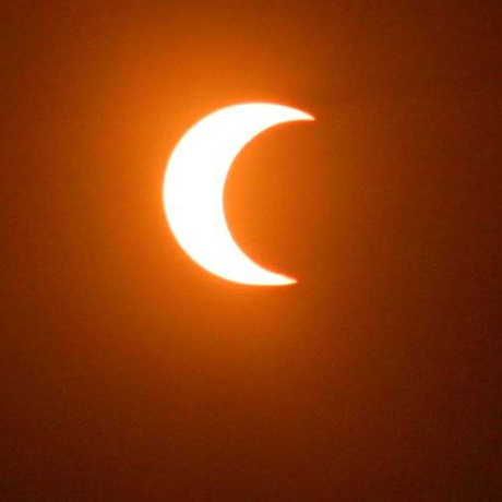 Photo of past partial solar eclipse