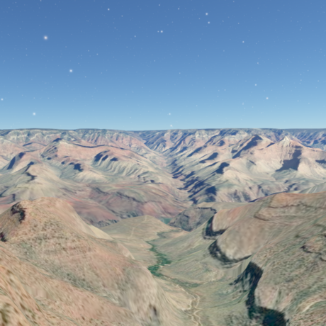 The Grand Canyon in OpenSpace