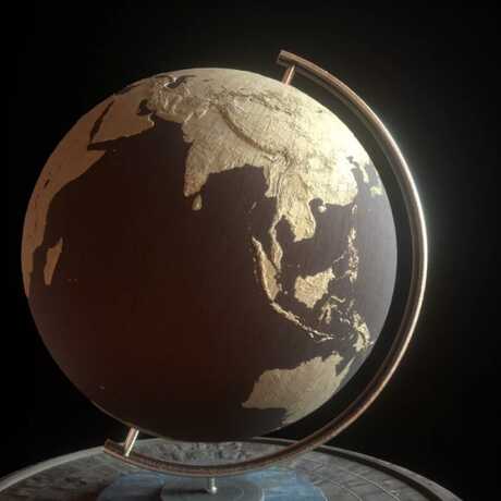 A globe 