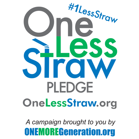 One Less Straw campaign