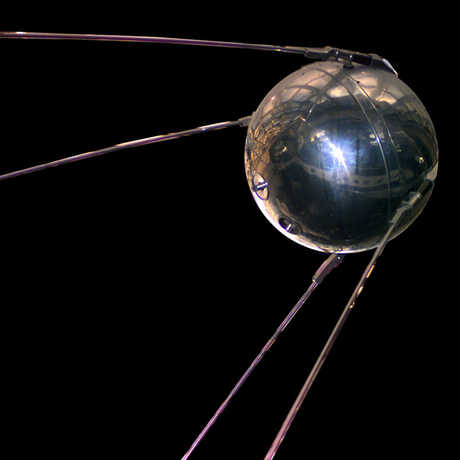 Image of Sputnik 1 from Air and Space Museum 
