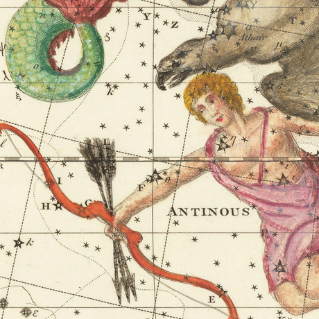 Greek depiction of constellation art