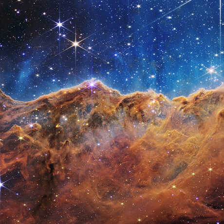 Star-forming region NGC 3324 in the Carina Nebula.