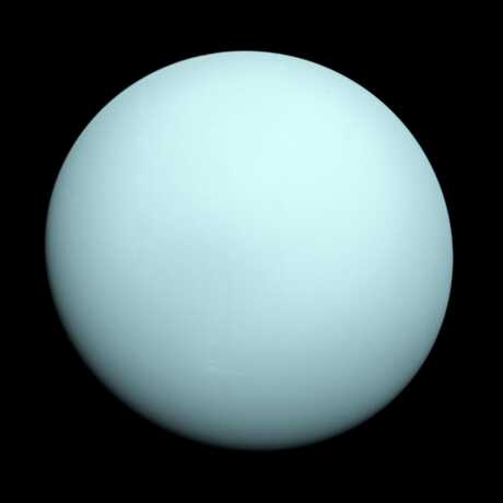 Artist rendering of planet Uranus