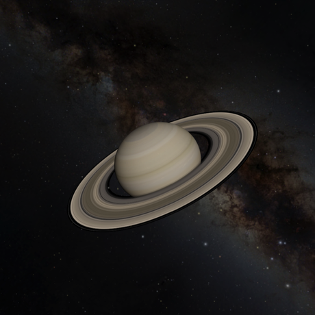 OpenSpace image of Saturn