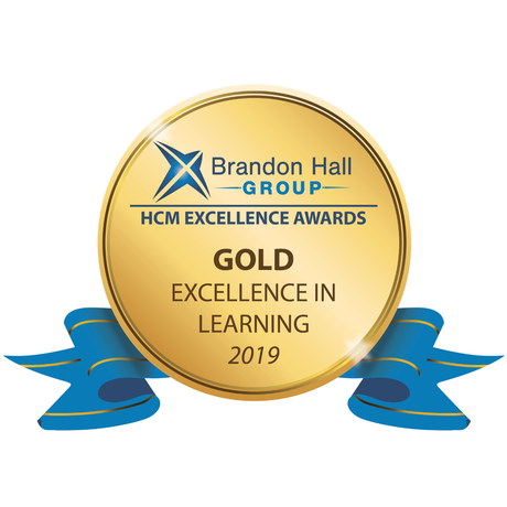 Icon for Brandon Hall Group Gold Award for Excellence in Learning