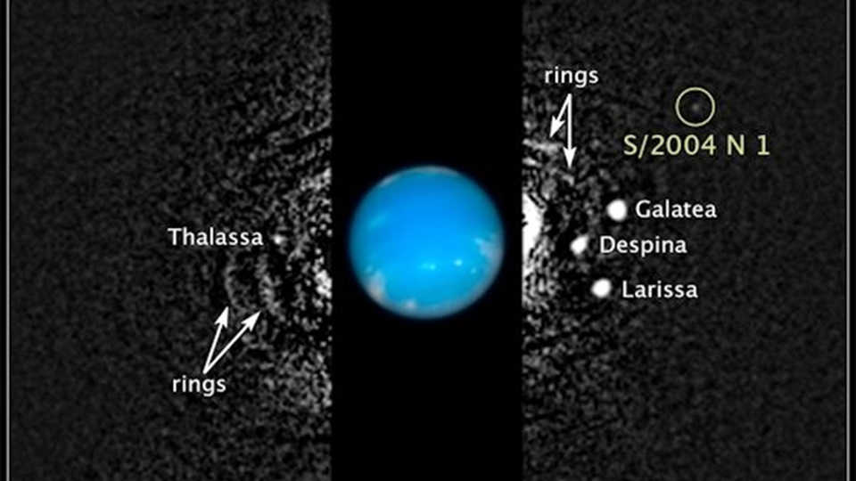 Neptune moon - Credit NASA ESA MShowalter SETI
