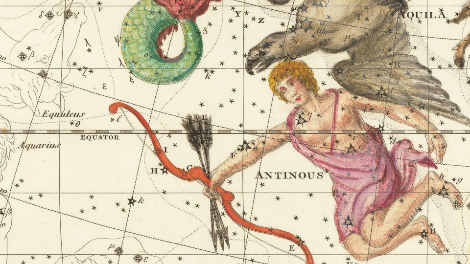 Greek depiction of constellation art